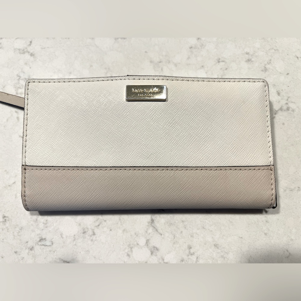 Kate Spade Staci Cameron Colorblock Slim Bifold Wallet ♠️